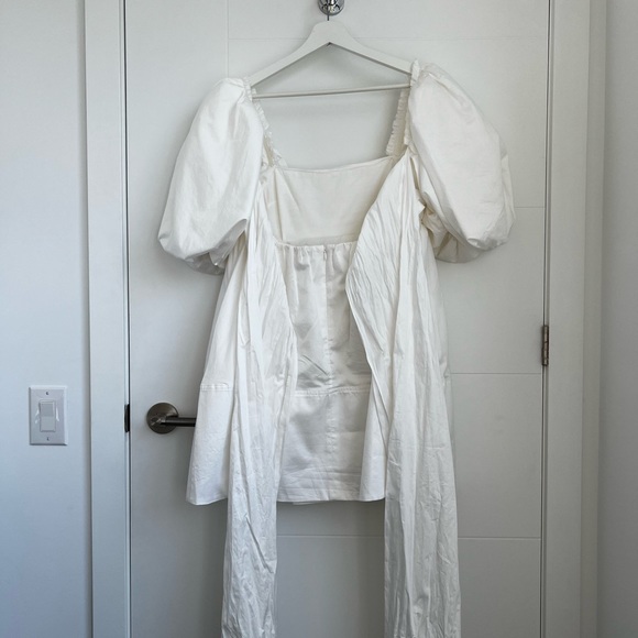 Aje casabianca mini dress, white, UK8/US4 - Picture 5 of 7